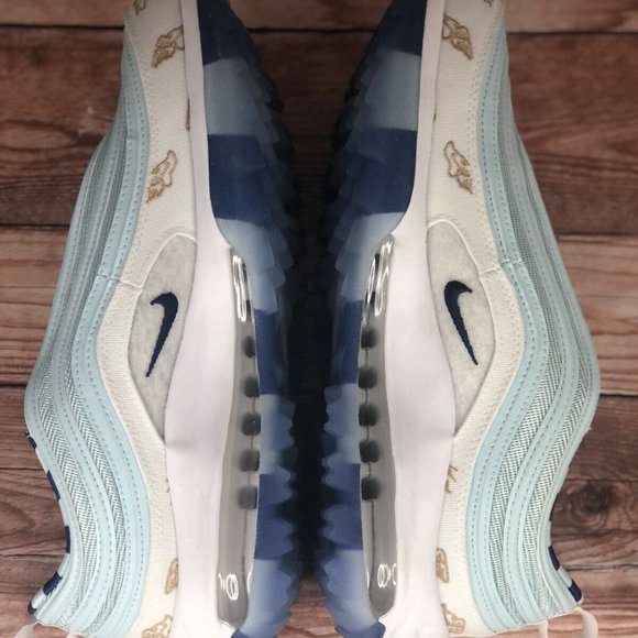 NIKE Air Max 97 G NRG U "Winged Foot" Men's Size 10 White Golf Shoes/Cleats New - Picture 6 of 11